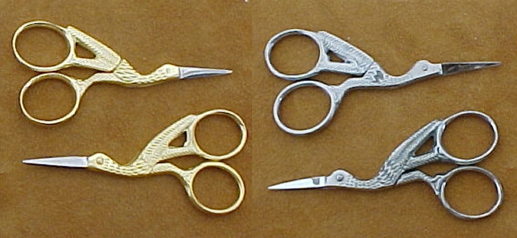Scissors, Stork